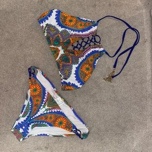 Halter Top Bikini Set